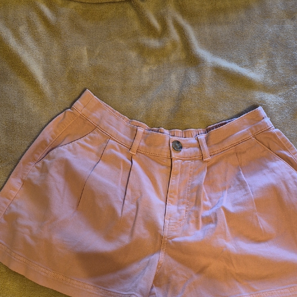 NEOT Maurices Womens Salmon Color  Pocket Shorts Sz 12